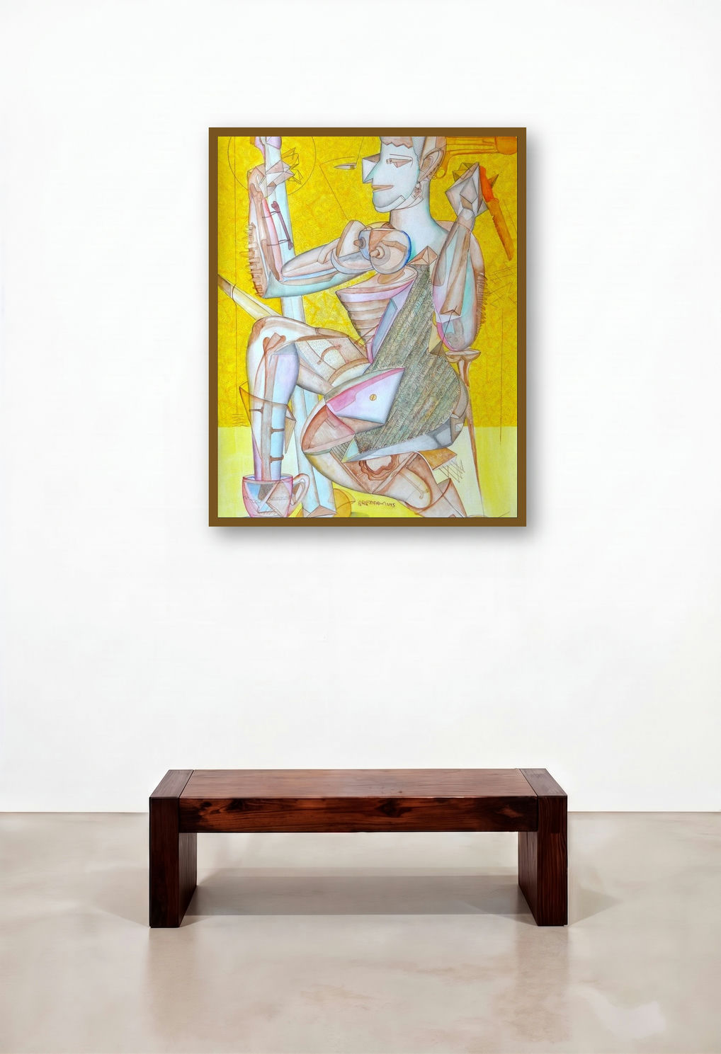 Untitled 4 (Geometric Musician)