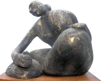 Untitled 4 Sculpture by Kishor Sharma | ArtZolo.com