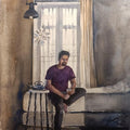 Figurative watercolor painting titled 'Untitled 4', 16x12 inches, by artist Sachin Revankar on Paper