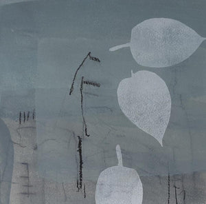Nature acrylic painting titled 'Untitled 4', 12x12 inches, by artist Rahim Mirza on Paper