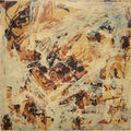 Abstract serigraphs painting titled 'Untitled 4', 24x24 inches, by artist Ajay Choudhary on Paper