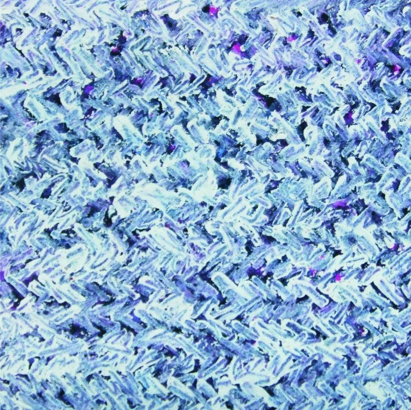 Abstract mixed media painting titled 'Untitled 45', 18x18 inches, by artist Anil Tagad on Paper