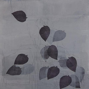 Nature acrylic painting titled 'Untitled 5', 21x21 inches, by artist Rahim Mirza on Canvas