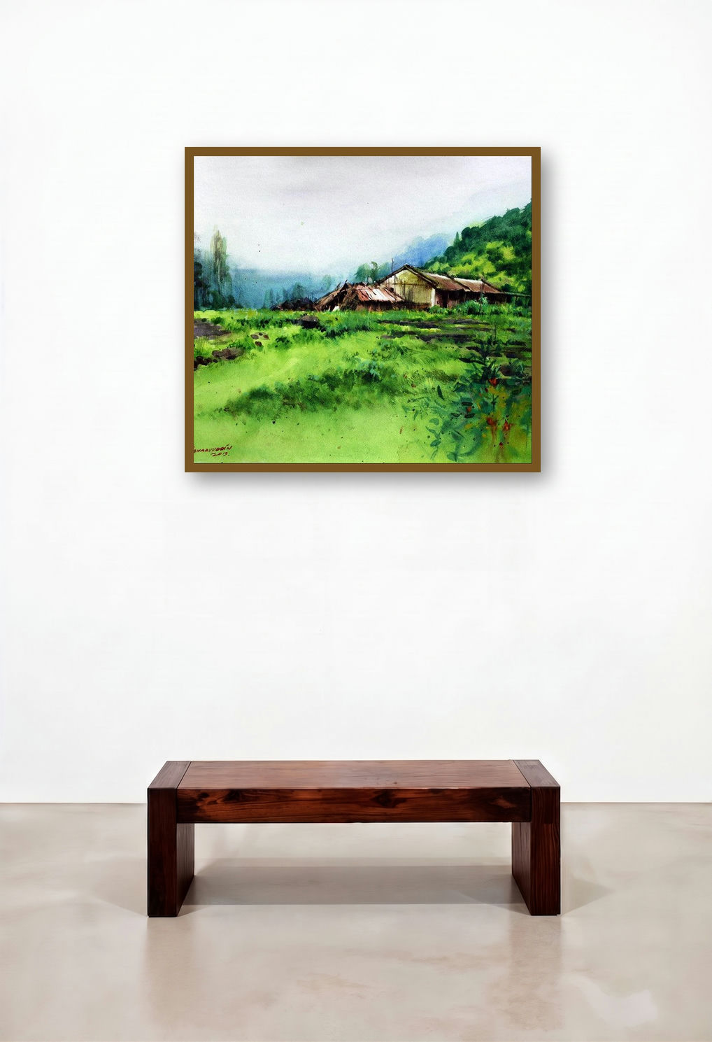 Untitled 5 (Mist-shrouded Village)