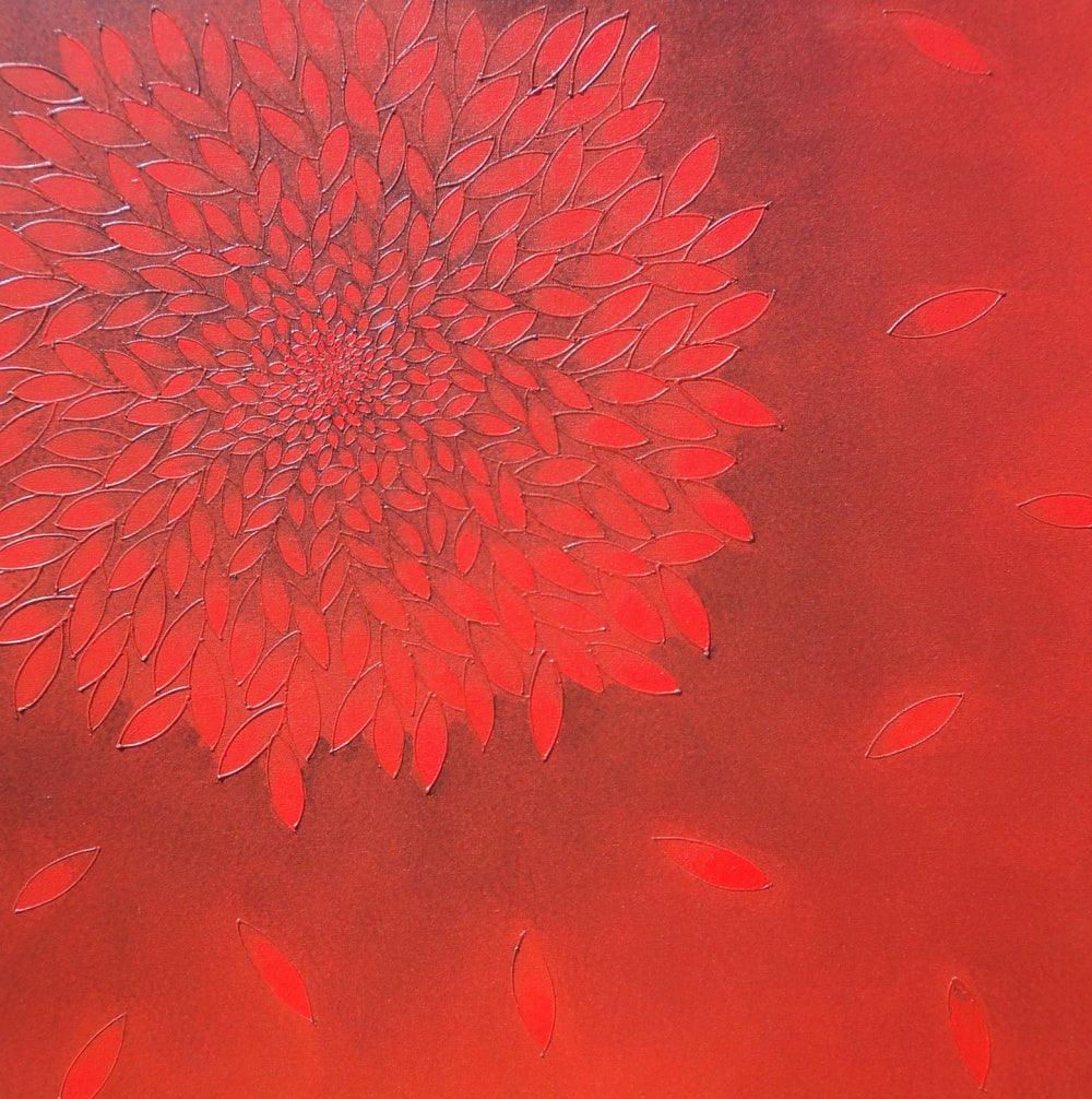 Nature acrylic painting titled 'Untitled 5', 27x27 inches, by artist Shivaji Chavan on Canvas