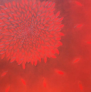 Nature acrylic painting titled 'Untitled 5', 27x27 inches, by artist Shivaji Chavan on Canvas
