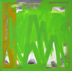 Abstract acrylic painting titled 'Untitled 5', 12x12 inches, by artist Ramesh Anand on Canvas