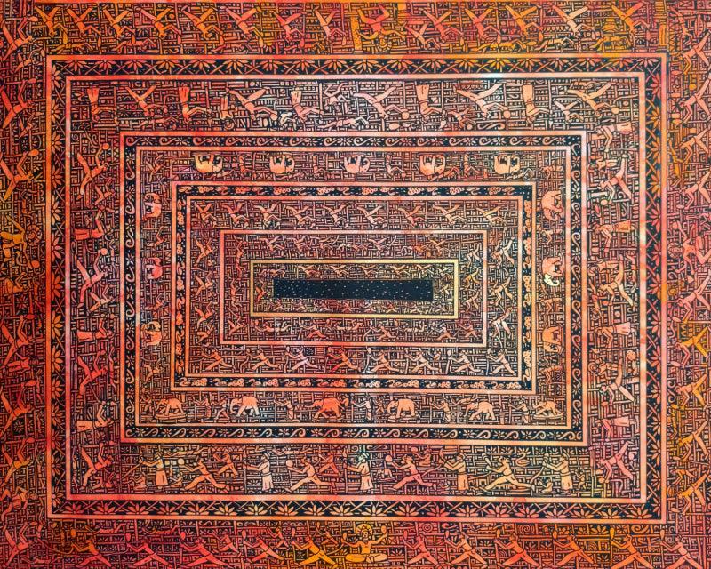 contemporary watercolor painting titled 'Untitled 5', 24x30 inches, by artist Bharat Dodiya on Paper