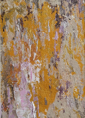 Abstract acrylic painting titled 'Untitled 5', 8x6 inches, by artist Deepashri Sakat on Paper