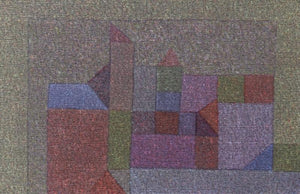 Abstract oil painting titled 'Untitled 5', 24x36 inches, by artist Ganesh Chavan on Canvas