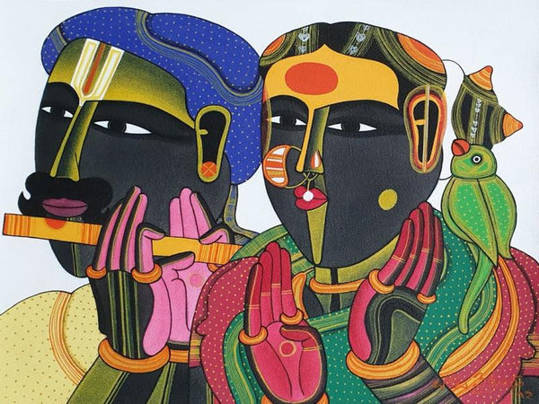 Untitled 52 Painting by Thota Vaikuntam | ArtZolo.com