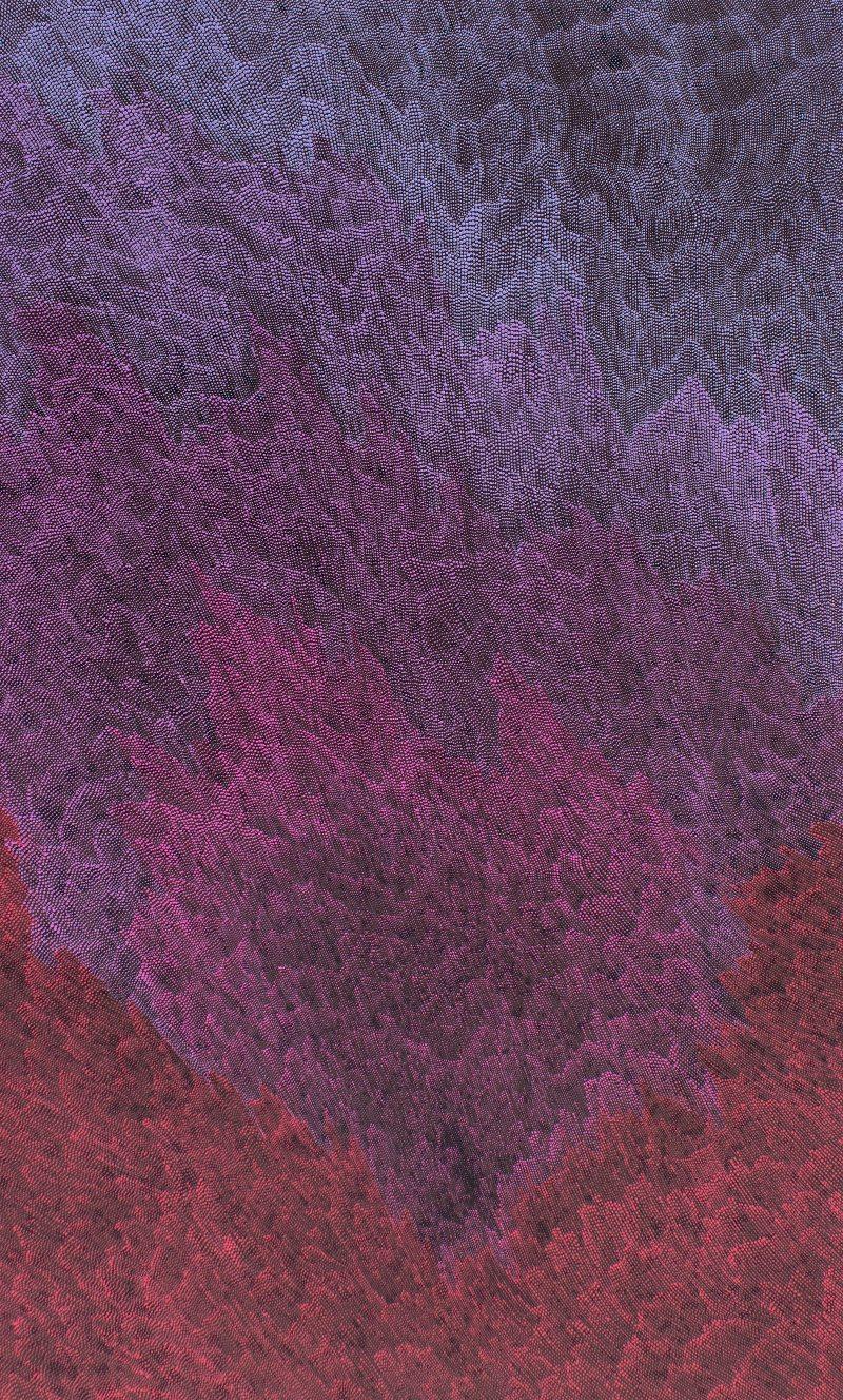 Abstract acrylic painting titled 'Untitled 52', 60x36 inches, by artist Durgesh Birthare on Canvas