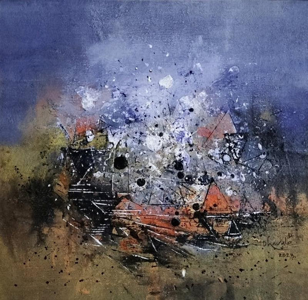 Untitled 53 Painting by Dnyaneshwar Dhavale | ArtZolo.com
