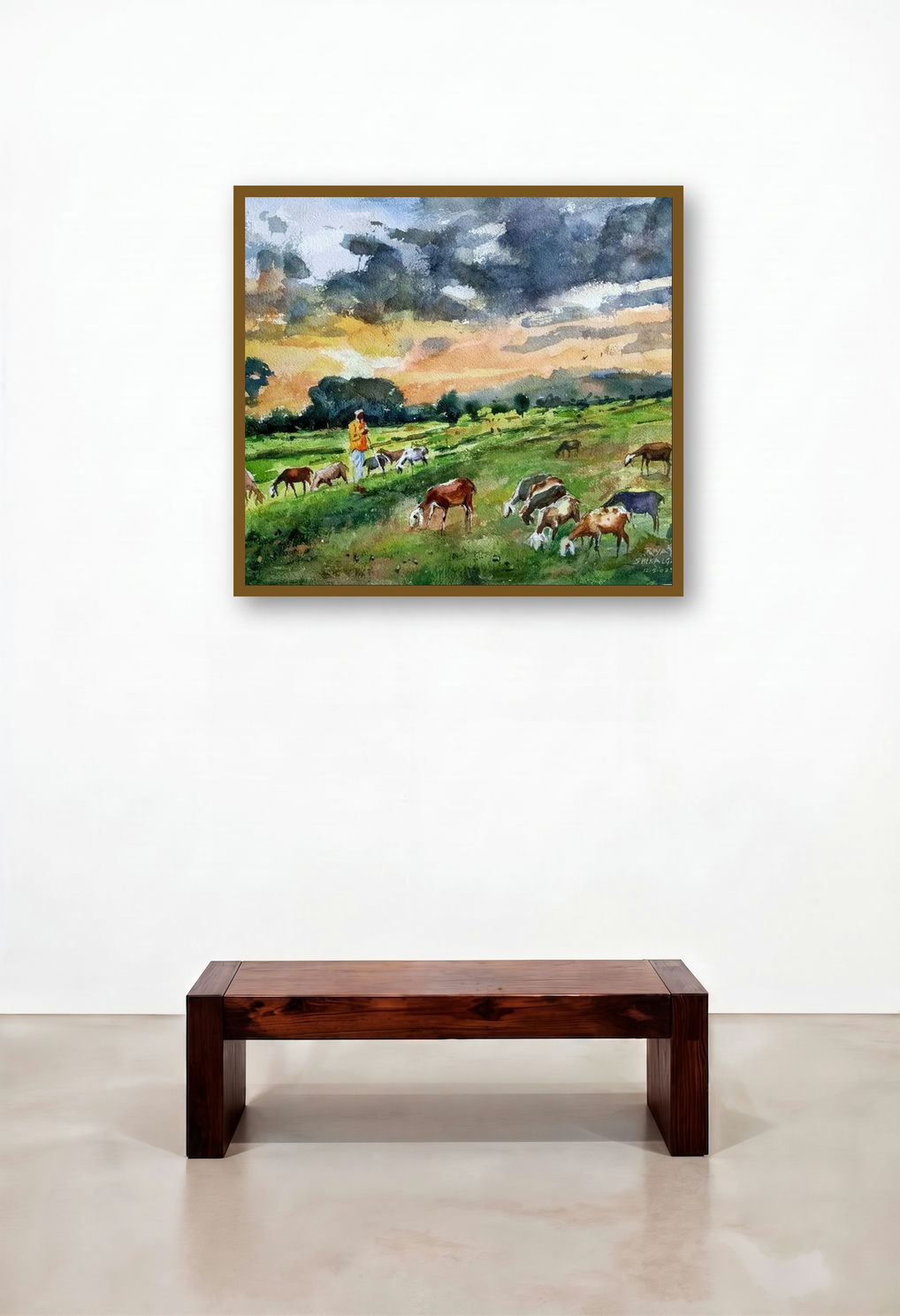Untitled 6 (Stormy Skies, Serene Fields)