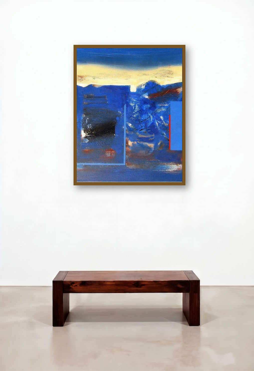 Untitled 6 (Cerulean Composition)