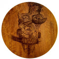 Figurative pen ink drawing titled 'Untitled 6', 10x10 inches, by artist Gopal Shinde on Wood