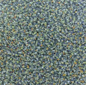 Abstract oil painting titled 'Untitled 6', 18x18 inches, by artist Vinit Kumar on Canvas