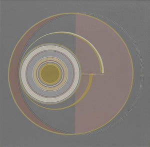 Abstract acrylic painting titled 'Untitled 6', 48x48 inches, by artist Dhruti Mahajan on Canvas