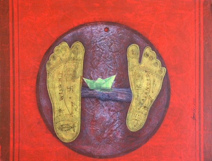 Untitled 6 Painting by Susanta Chowdhury | ArtZolo.com