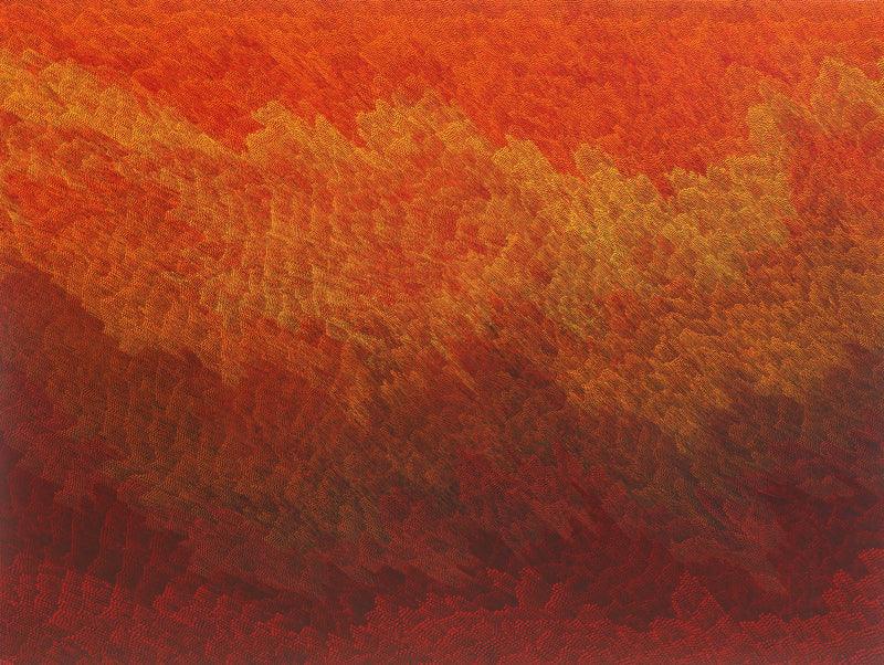 Abstract acrylic painting titled 'Untitled 68', 60x72 inches, by artist Durgesh Birthare on Canvas