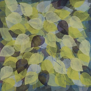Nature acrylic painting titled 'Untitled 7', 21x21 inches, by artist Rahim Mirza on Canvas