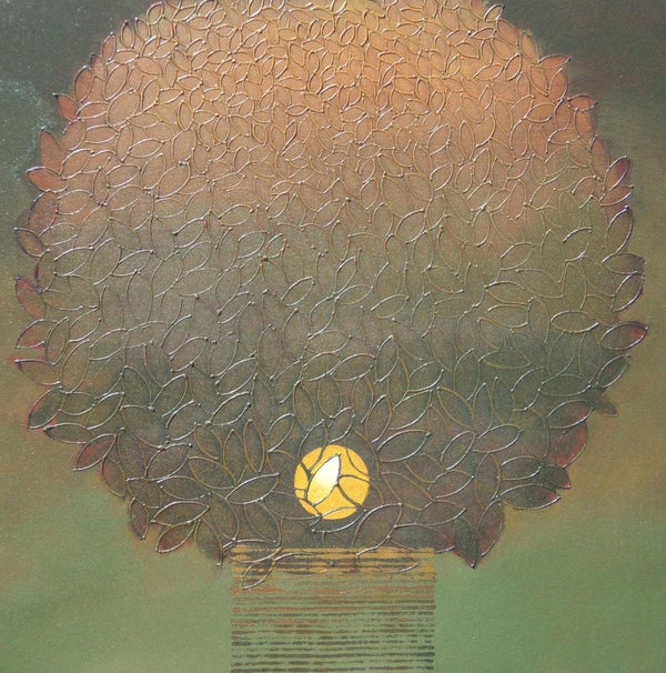 Untitled 7 Painting by Shivaji Chavan | ArtZolo.com