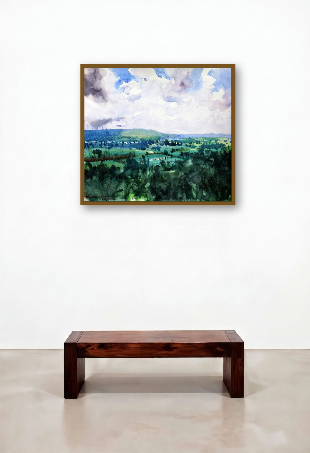 Untitled 7 (Rolling Hills and Clouds)