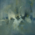 Abstract oil painting titled 'Untitled 7', 24x24 inches, by artist Manoj Kajbale on Paper