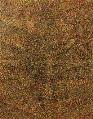 Abstract acrylic painting titled 'Untitled 7', 42x36 inches, by artist Amit Kshirsagar on Canvas