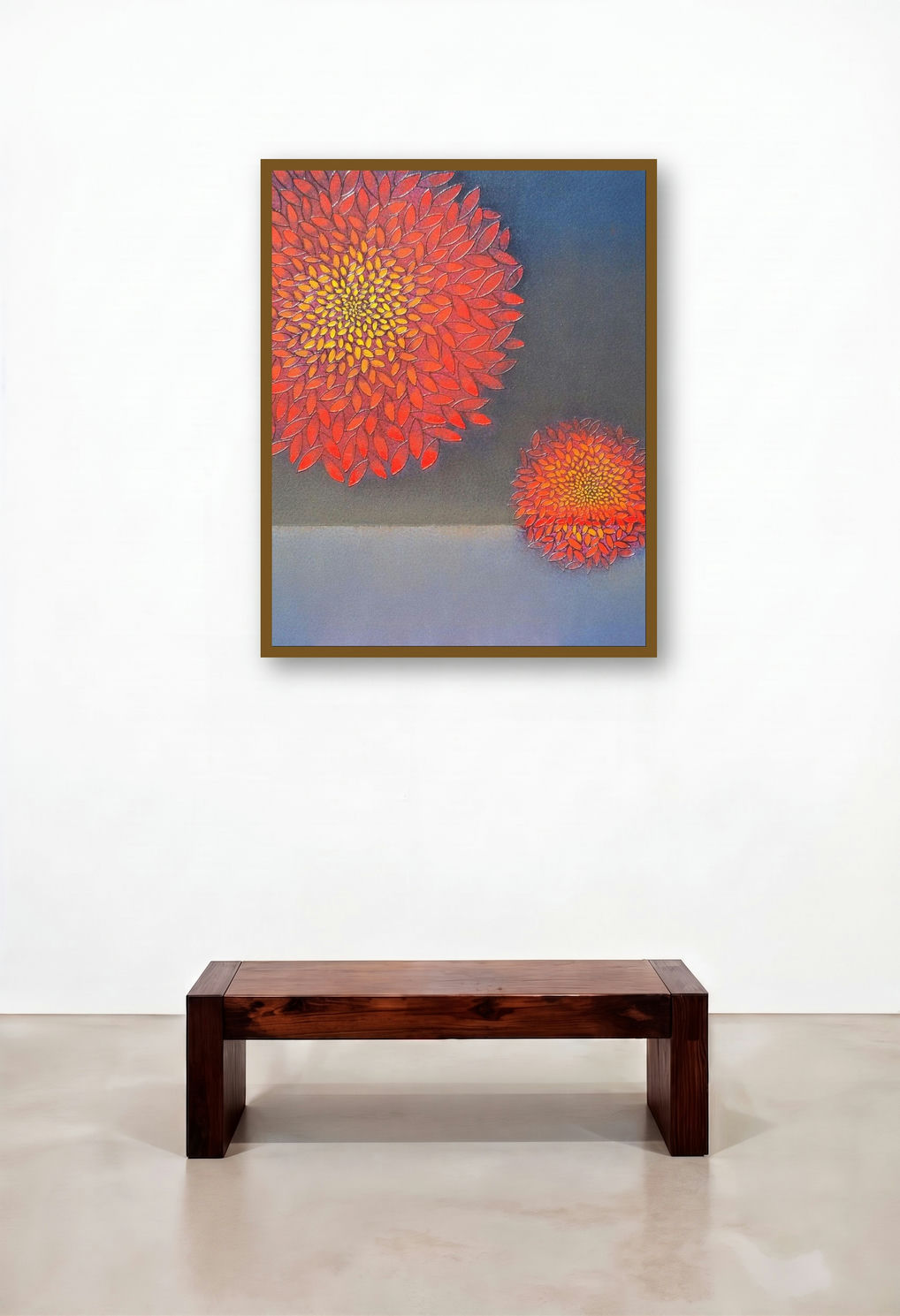 Untitled 8 (Crimson Bloom and Bud)