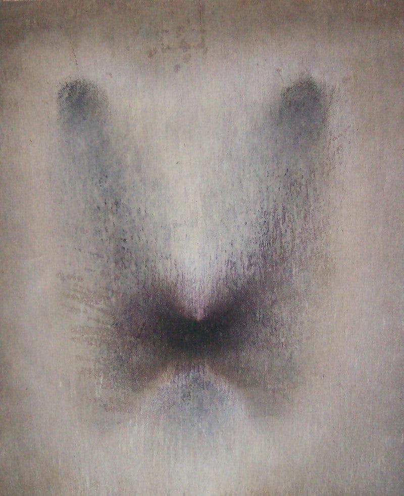 Abstract acrylic oil painting titled 'Untitled 8', 17x14 inches, by artist Promod Gaikwad on Canvas