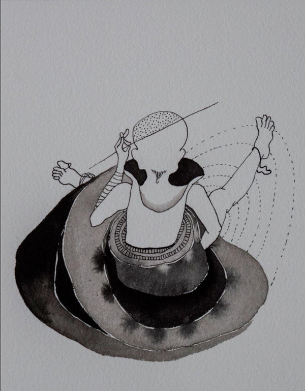 Untitled 8 Drawing by Hema Mhatre | ArtZolo.com