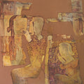 Figurative acrylic painting titled 'Untitled 8', 69x68 inches, by artist Raju Baviskar on Canvas