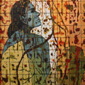 Figurative acrylic painting titled 'Untitled 8', 24x18 inches, by artist Swati Sable on Canvas