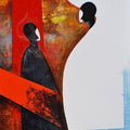 Figurative acrylic painting titled 'Untitled', 48x36 inches, by artist Narayan Shelke on Canvas