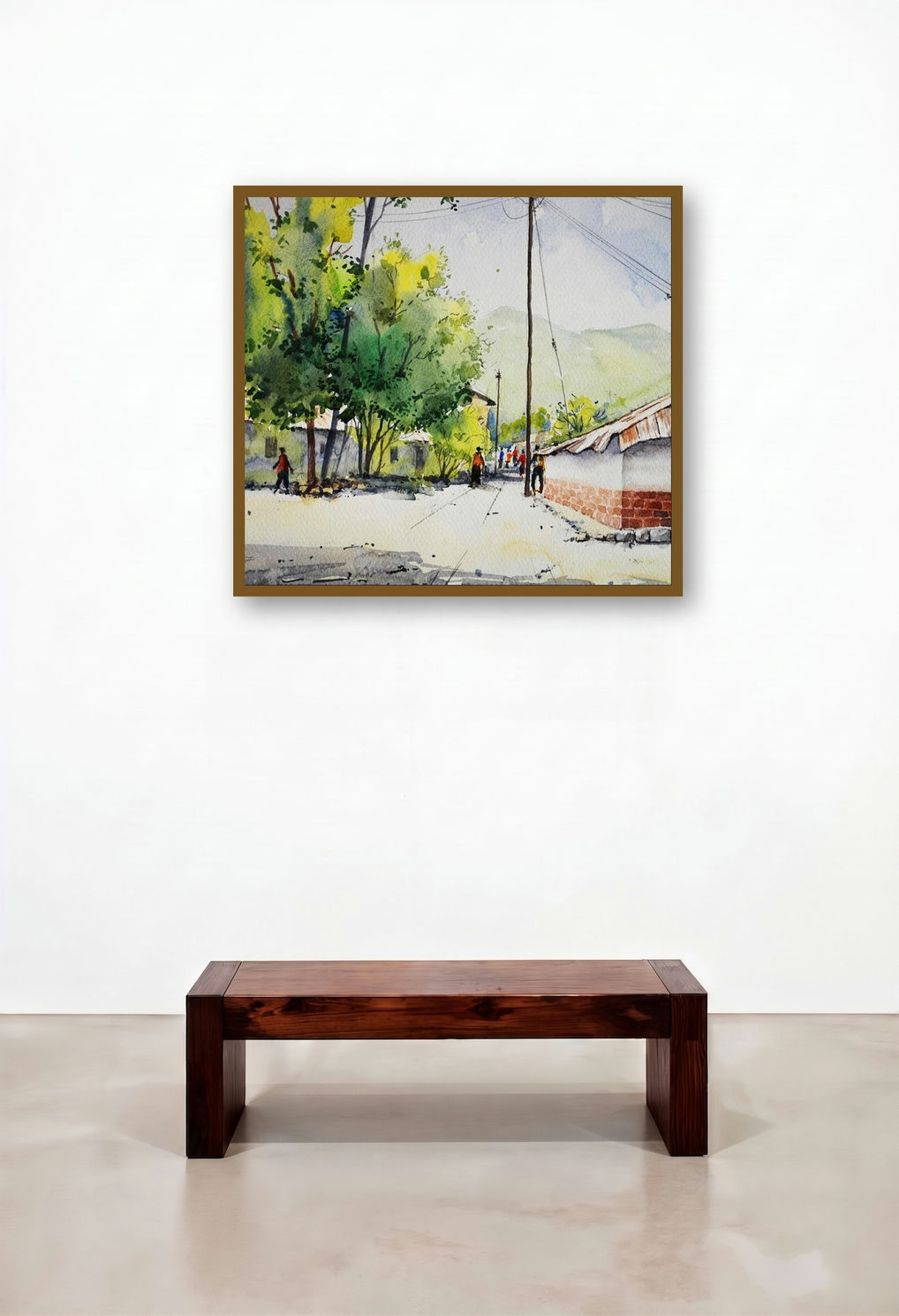 Untitled (Village Street Scene)