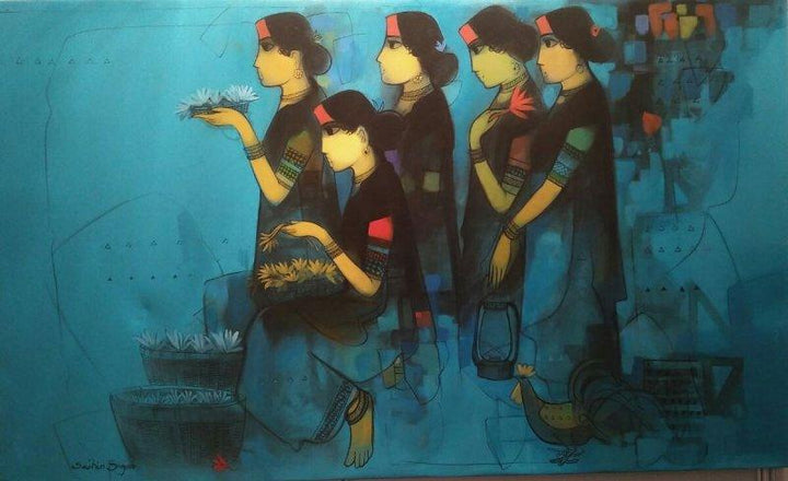 Untitled Painting by Sachin Sagare | ArtZolo.com
