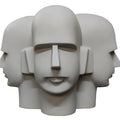 Portrait Paint sculpture titled 'Untitled', 27x27x19 inches, by artist Sabbavarapu V S Rao on Painted Fiberglass