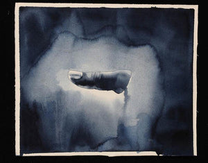 contemporary watercolor painting titled 'Untitled', 15x18 inches, by artist T. V. Santhosh on Paper