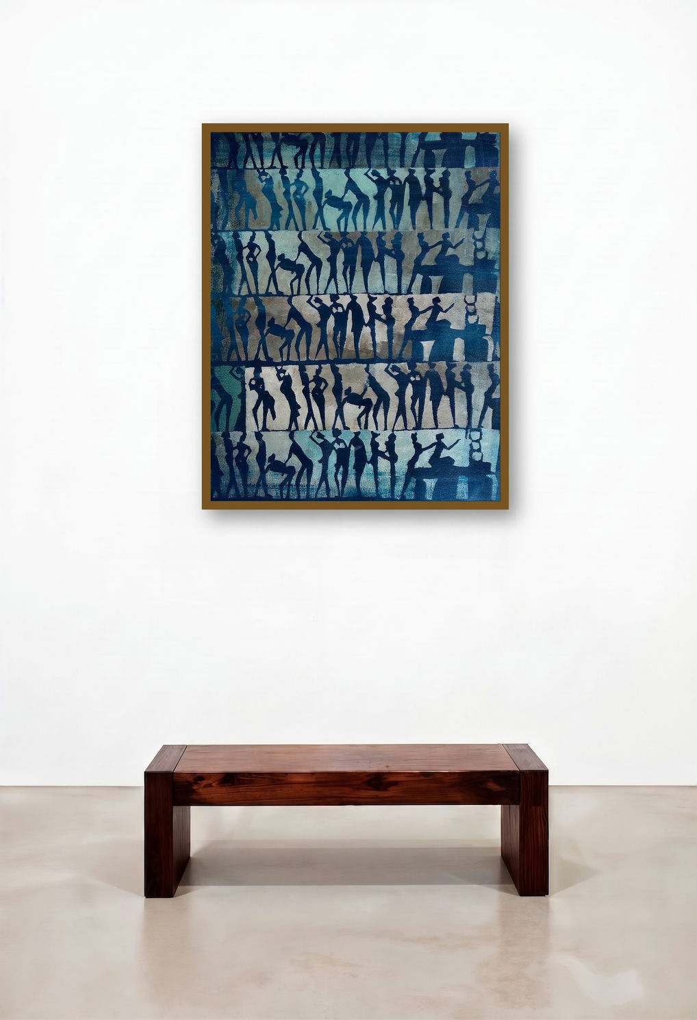Untitled (Blue Figures)
