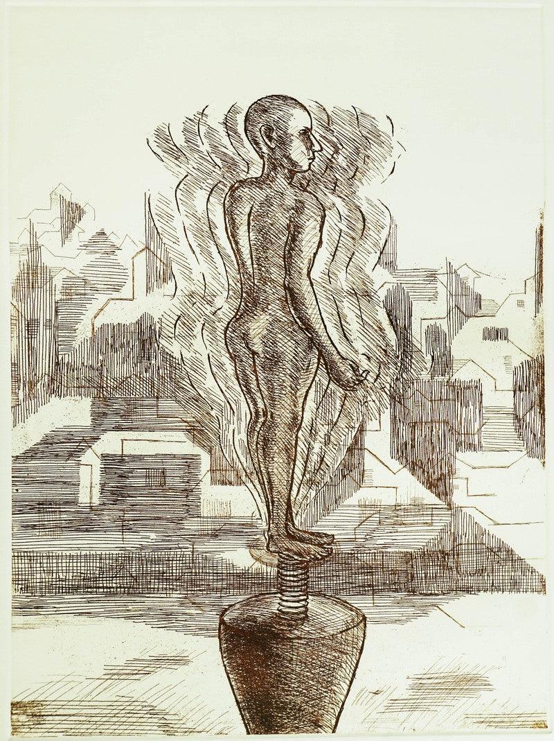 contemporary printmaking titled 'Untitled', 18x13 inches, by artist Sunil Darji on Paper