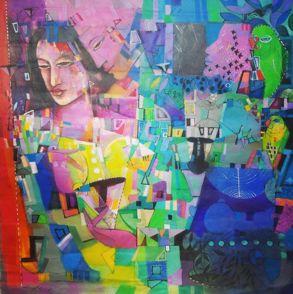 Untitled Painting by Madan Lal | ArtZolo.com