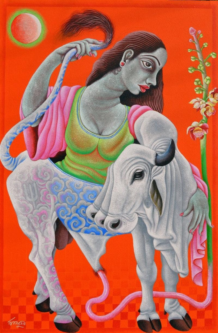 Untitled Painting by Ramu Das | ArtZolo.com