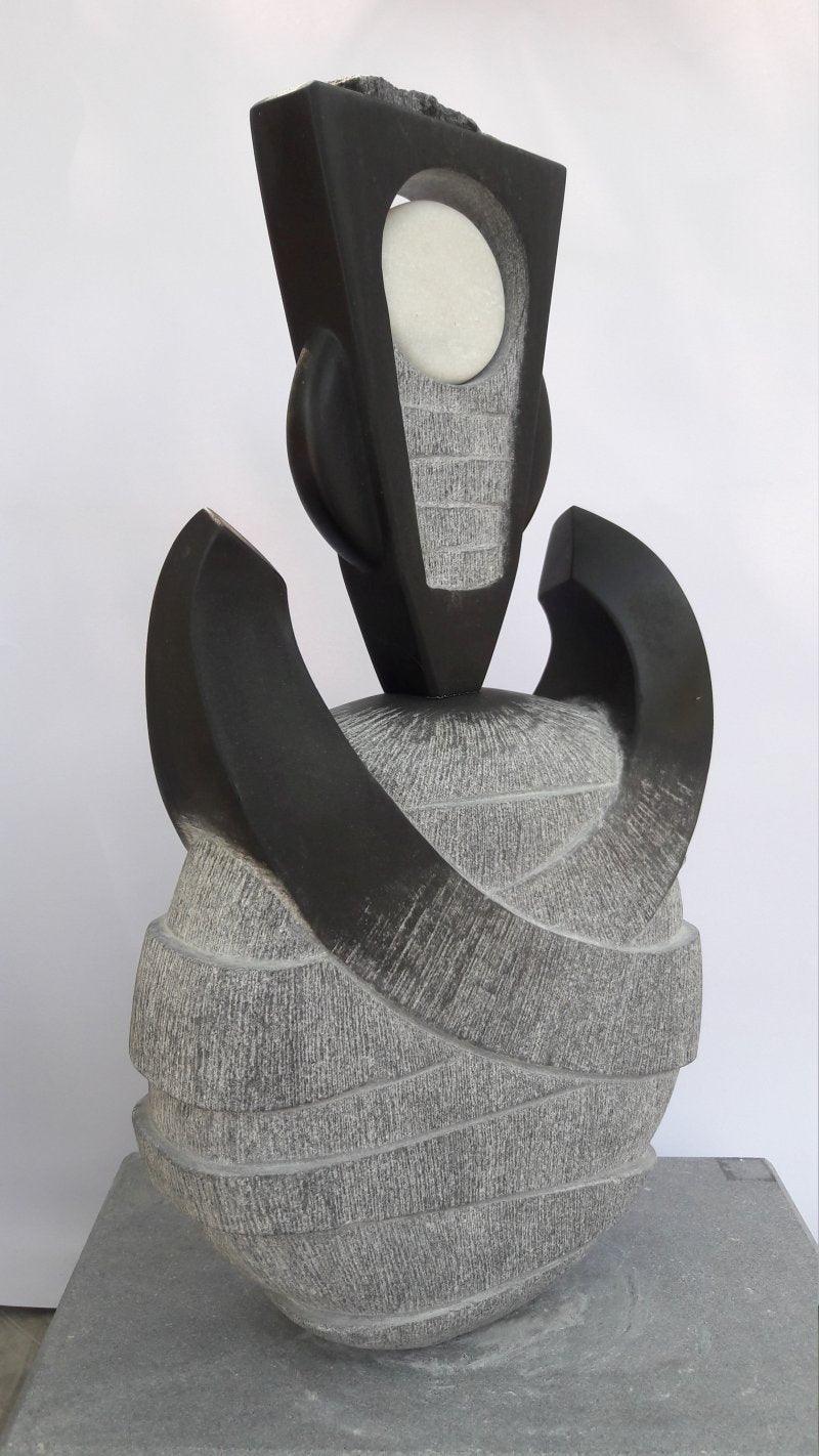 Figurative sculpture titled 'Untitled', 18x9x7 inches, by artist Nema Ram on Black Marble