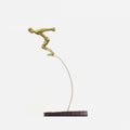 Figurative sculpture titled 'Untitled', 26x12x8 inches, by artist Usha Ramachandran on Bronze