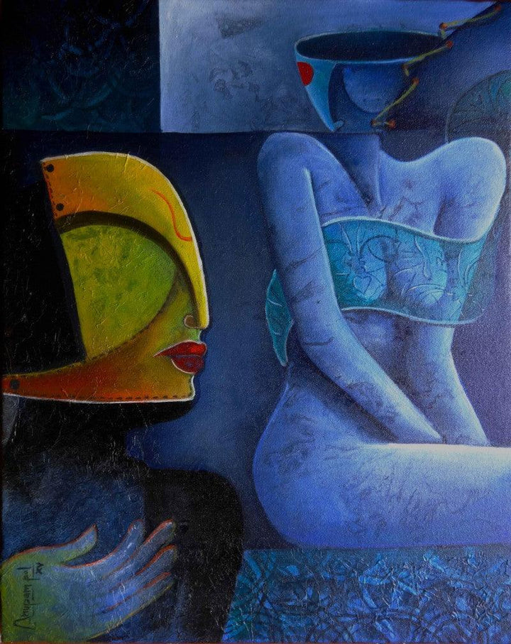 Untitled7 Painting by Anupam Pal | ArtZolo.com