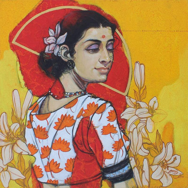 Usha Painting by Ramchandra Kharatmal | ArtZolo.com