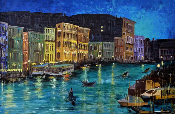 Venice 1 Painting by Shikha Poddar | ArtZolo.com