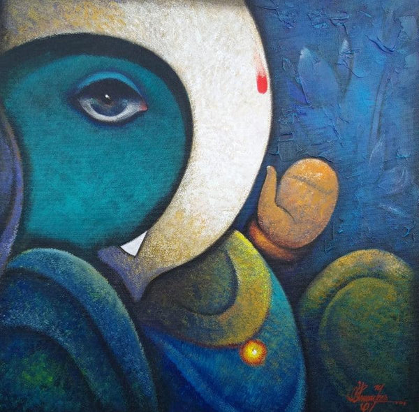 Vignharta Painting by Ram Onkar | ArtZolo.com