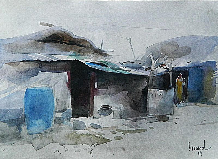Village Iii Painting by Bijay Biswaal | ArtZolo.com